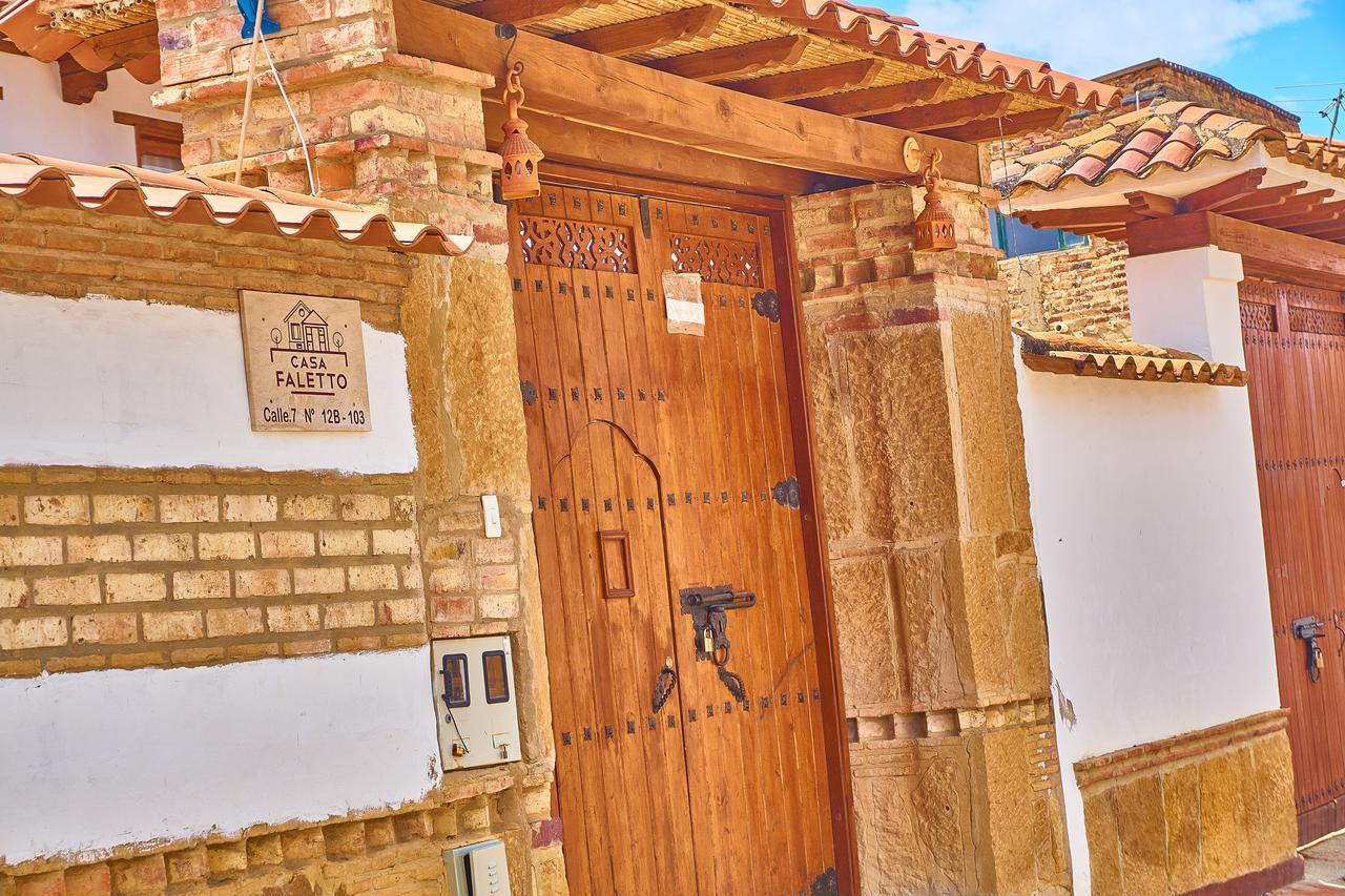 Casa De Huespedes Faletto Villa de Leyva Exteriör bild